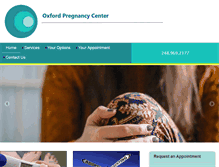 Tablet Screenshot of oxfordpregnancycenter.org